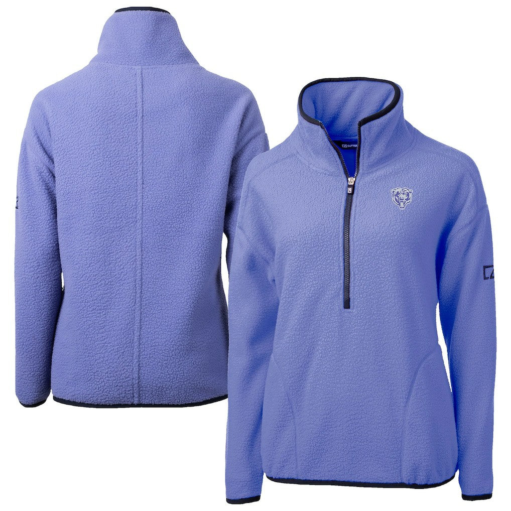 Chicago Bears Cutter & Buck Women's Cascade Eco Fleece Half-Zip Jacket | NFL Near me