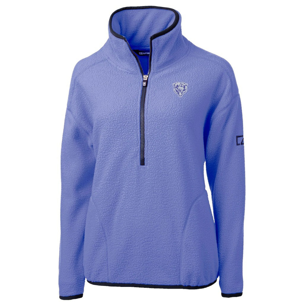Chicago Bears Cutter & Buck Women's Cascade Eco Fleece Half-Zip Jacket | NFL Near me