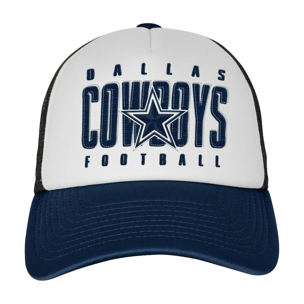 Dallas Cowboys Outerstuff Youth Essentials Trucker Adjustable Hat | NFL Discount