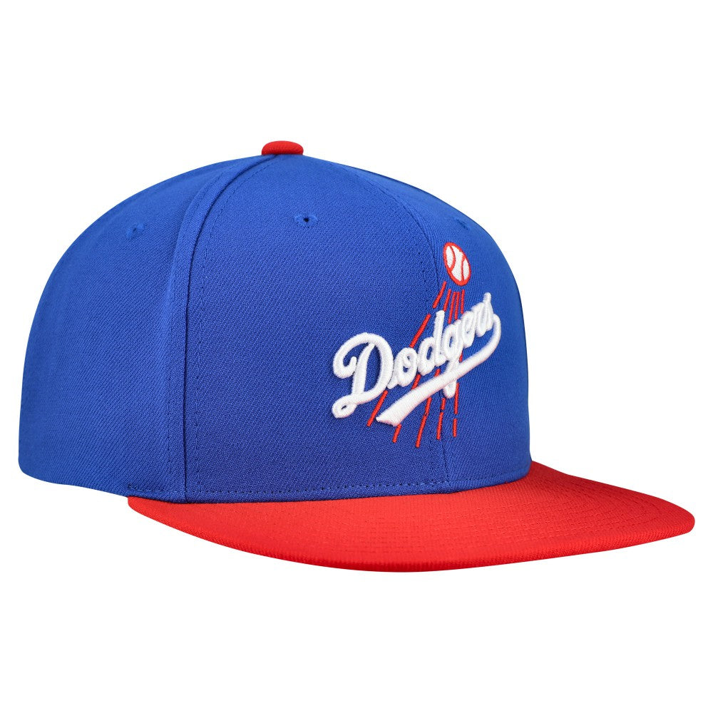 Los Angeles Dodgers Mitchell & Ness Cooperstown Collection Basic Flip Snapback Hat - MLB Hats