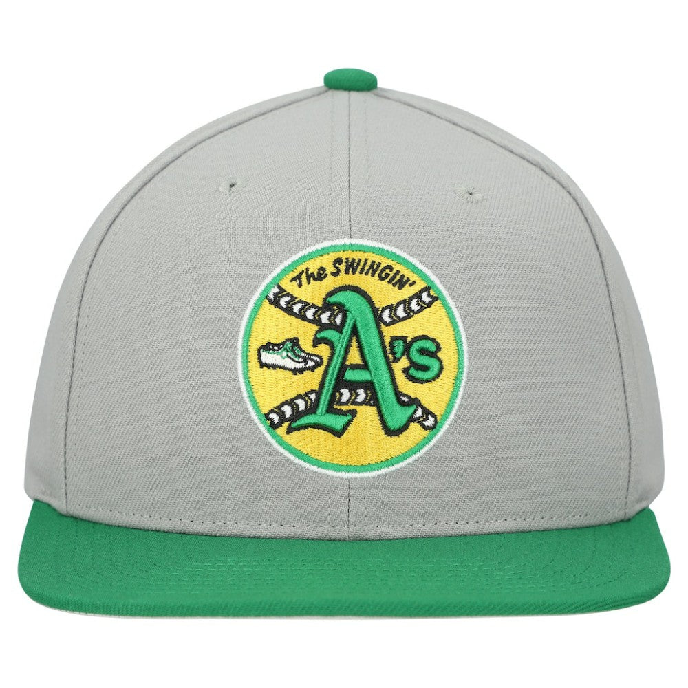 Athletics Mitchell & Ness Cooperstown Collection Basic Flip Snapback Hat - MLB Hats