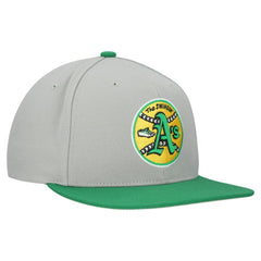 Athletics Mitchell & Ness Cooperstown Collection Basic Flip Snapback Hat - MLB Hats