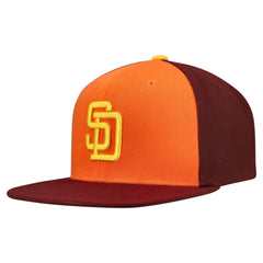 San Diego Padres Mitchell & Ness Cooperstown Collection Basic Flip Snapback Hat - MLB Hats