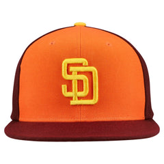 San Diego Padres Mitchell & Ness Cooperstown Collection Basic Flip Snapback Hat - MLB Hats
