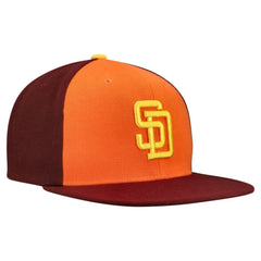 San Diego Padres Mitchell & Ness Cooperstown Collection Basic Flip Snapback Hat - MLB Hats