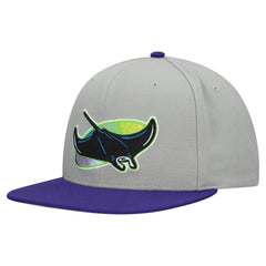 Tampa Bay Rays Mitchell & Ness Cooperstown Collection Basic Flip Snapback Hat - MLB Hats