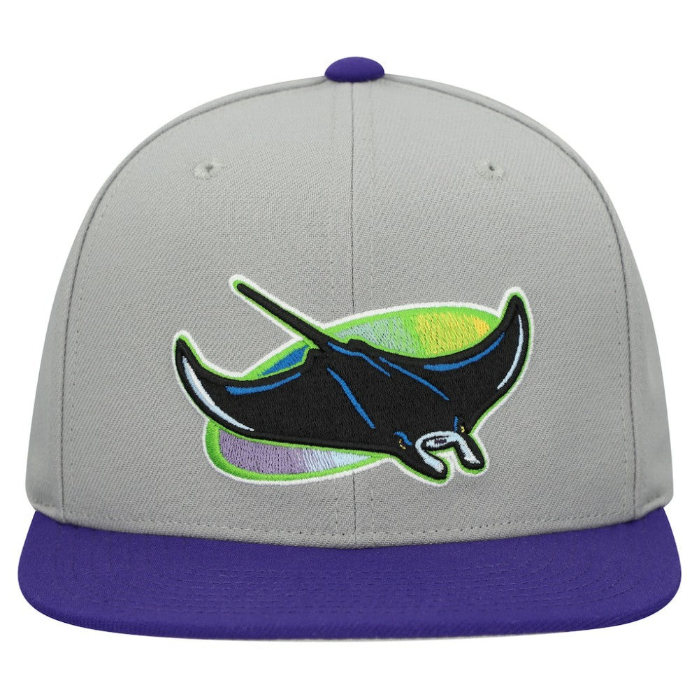 Tampa Bay Rays Mitchell & Ness Cooperstown Collection Basic Flip Snapback Hat - MLB Hats
