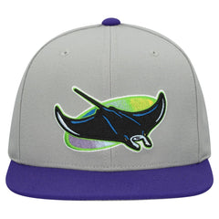 Tampa Bay Rays Mitchell & Ness Cooperstown Collection Basic Flip Snapback Hat - MLB Hats