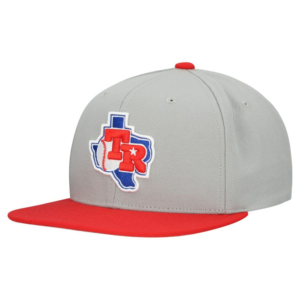 Texas Rangers Mitchell & Ness Cooperstown Collection Basic Flip Snapback Hat - MLB Hats