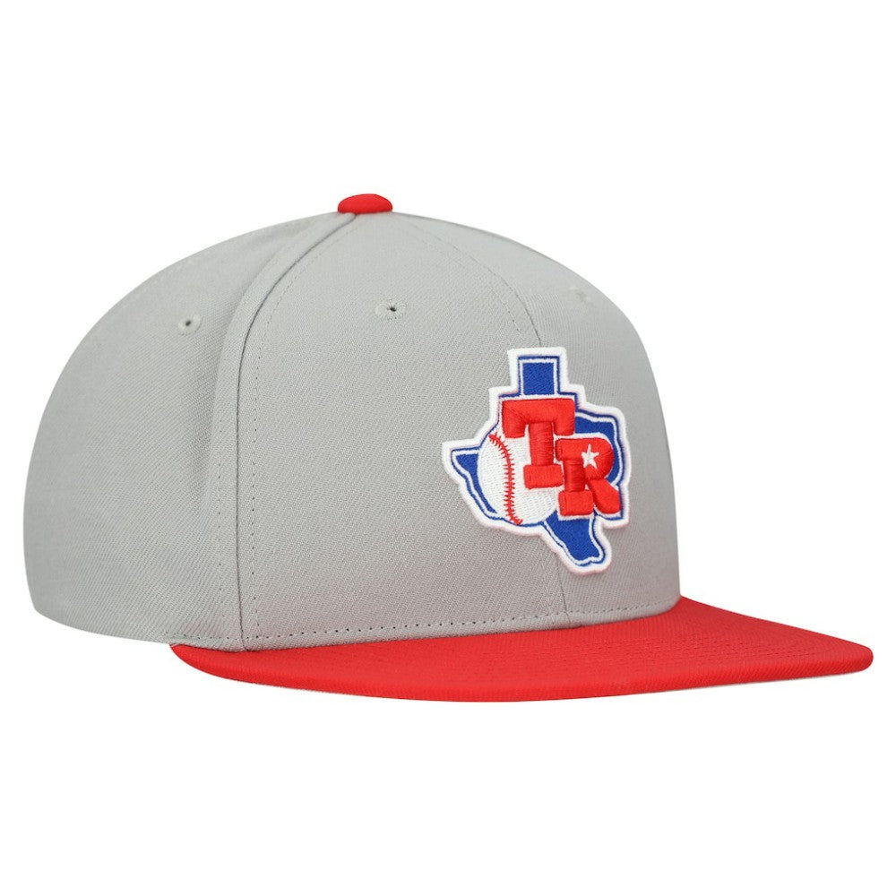 Texas Rangers Mitchell & Ness Cooperstown Collection Basic Flip Snapback Hat - MLB Hats