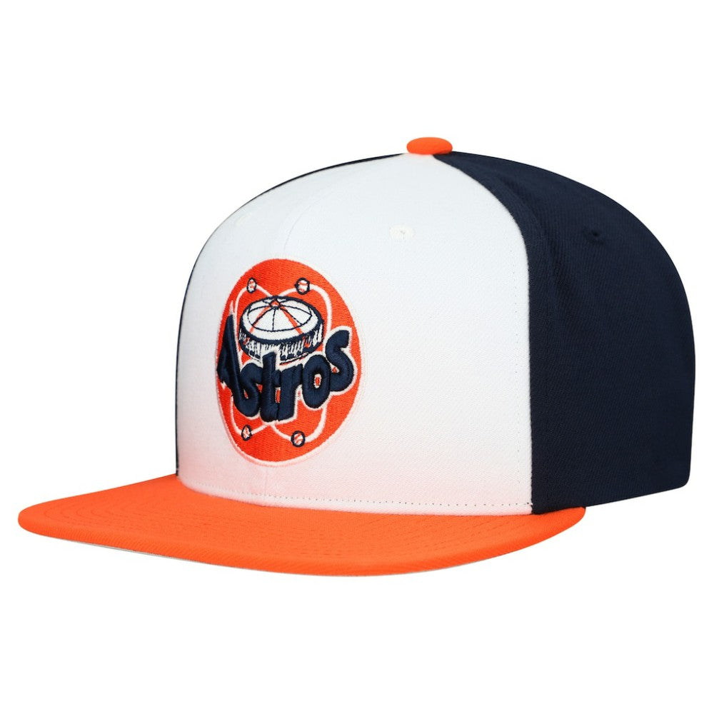 Houston Astros Mitchell & Ness Cooperstown Collection Basic Flip Snapback Hat - MLB Hats