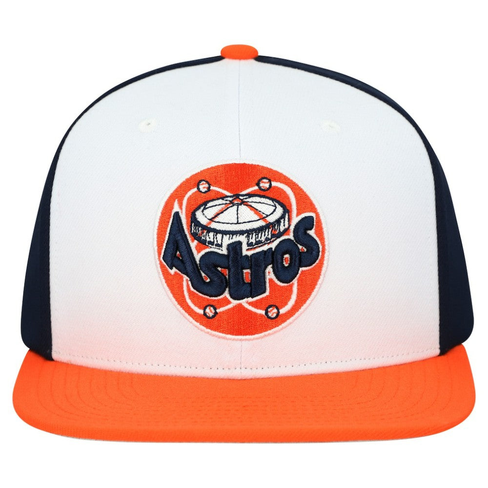 Houston Astros Mitchell & Ness Cooperstown Collection Basic Flip Snapback Hat - MLB Hats