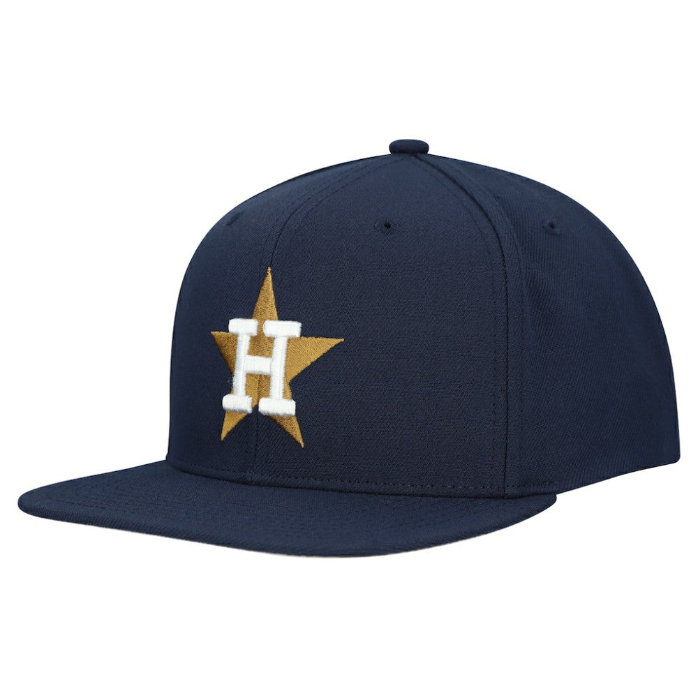 Houston Astros Mitchell & Ness Cooperstown Collection Basic Flip Snapback Hat - MLB Hats
