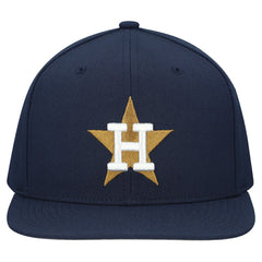Houston Astros Mitchell & Ness Cooperstown Collection Basic Flip Snapback Hat - MLB Hats