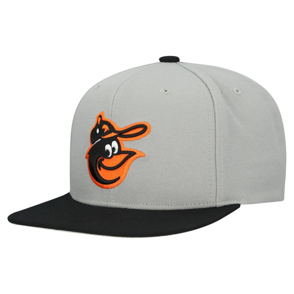 Baltimore Orioles Mitchell & Ness Cooperstown Collection Basic Flip Snapback Hat - MLB Hats