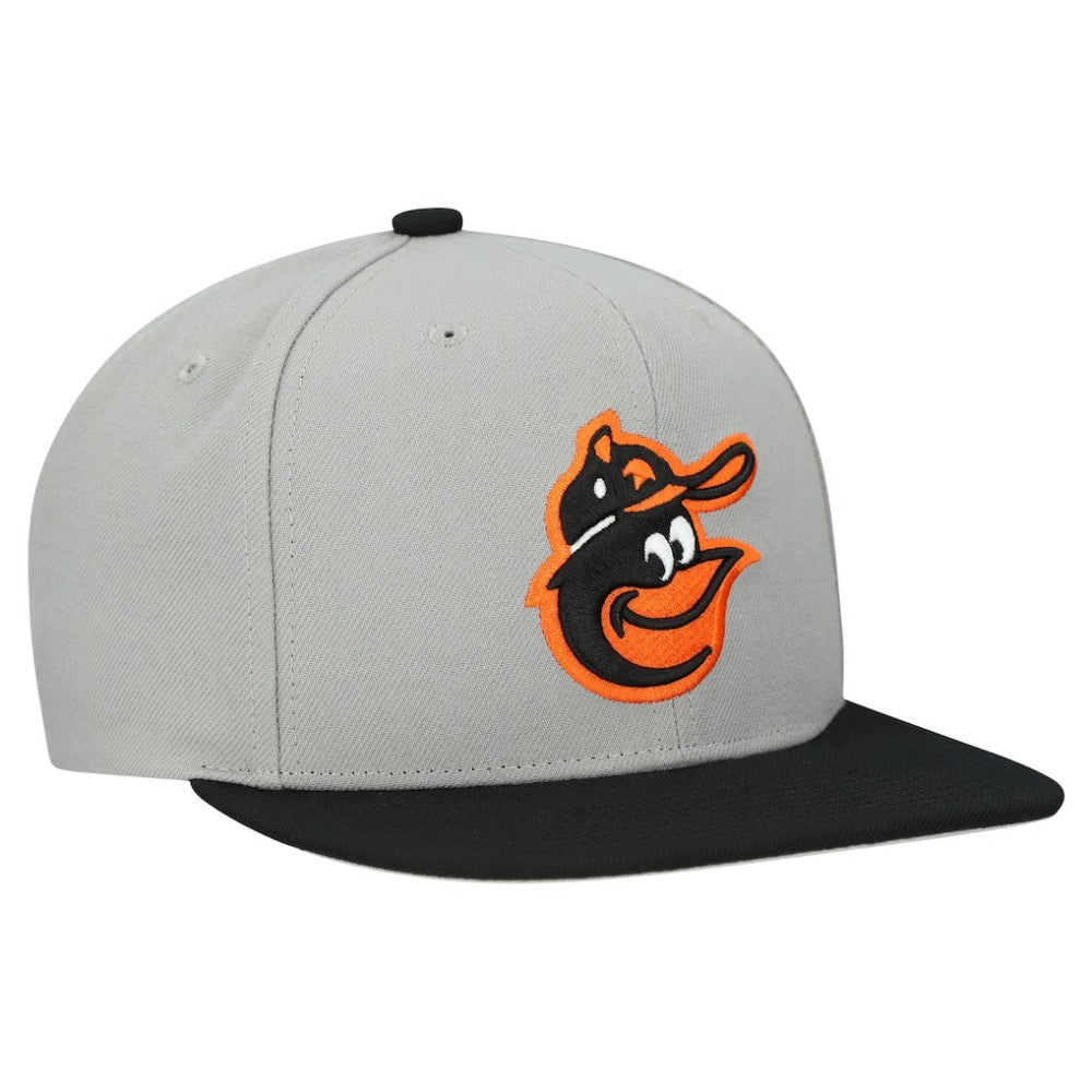 Baltimore Orioles Mitchell & Ness Cooperstown Collection Basic Flip Snapback Hat - MLB Hats