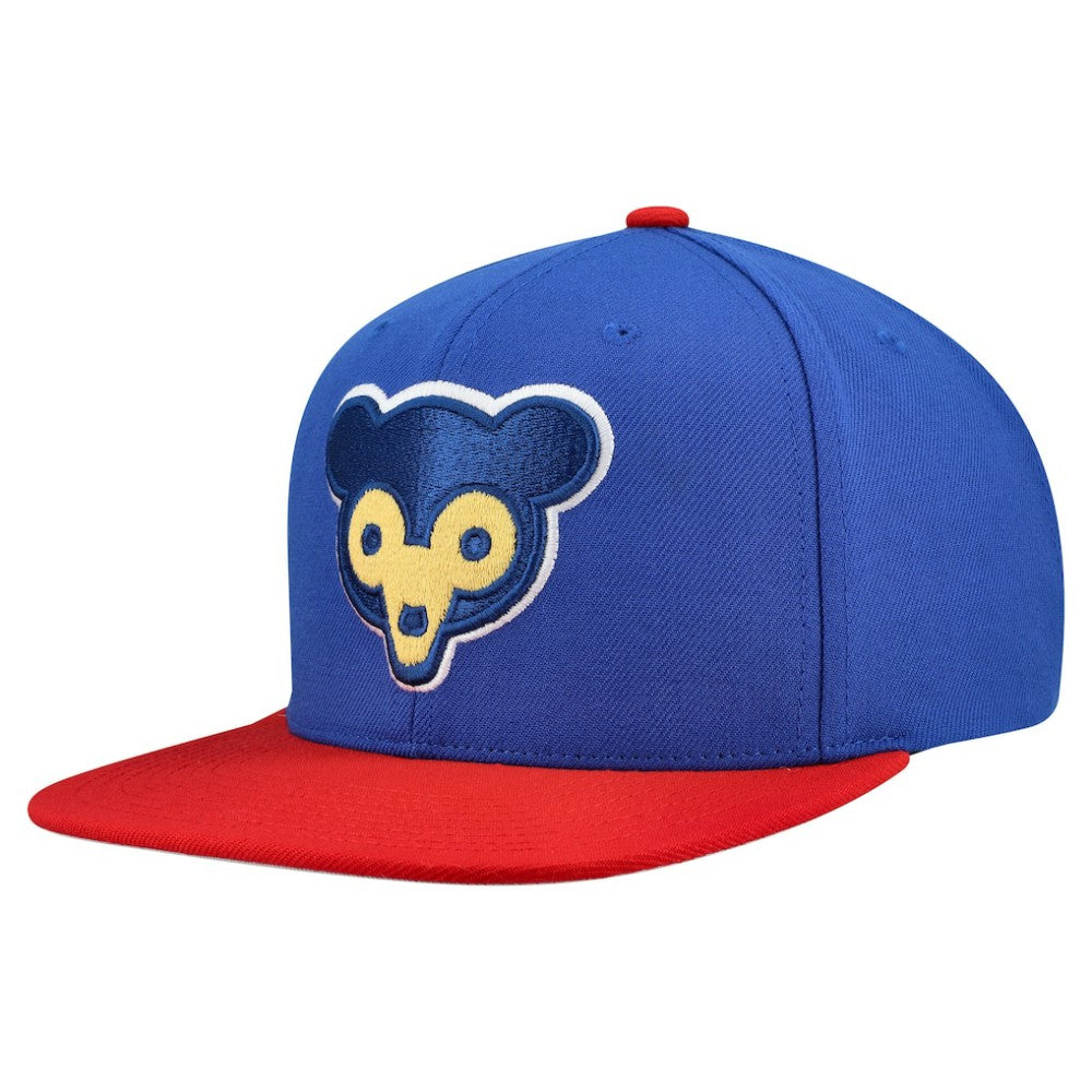 Chicago Cubs Mitchell & Ness Cooperstown Collection Basic Flip Snapback Hat - MLB Hats