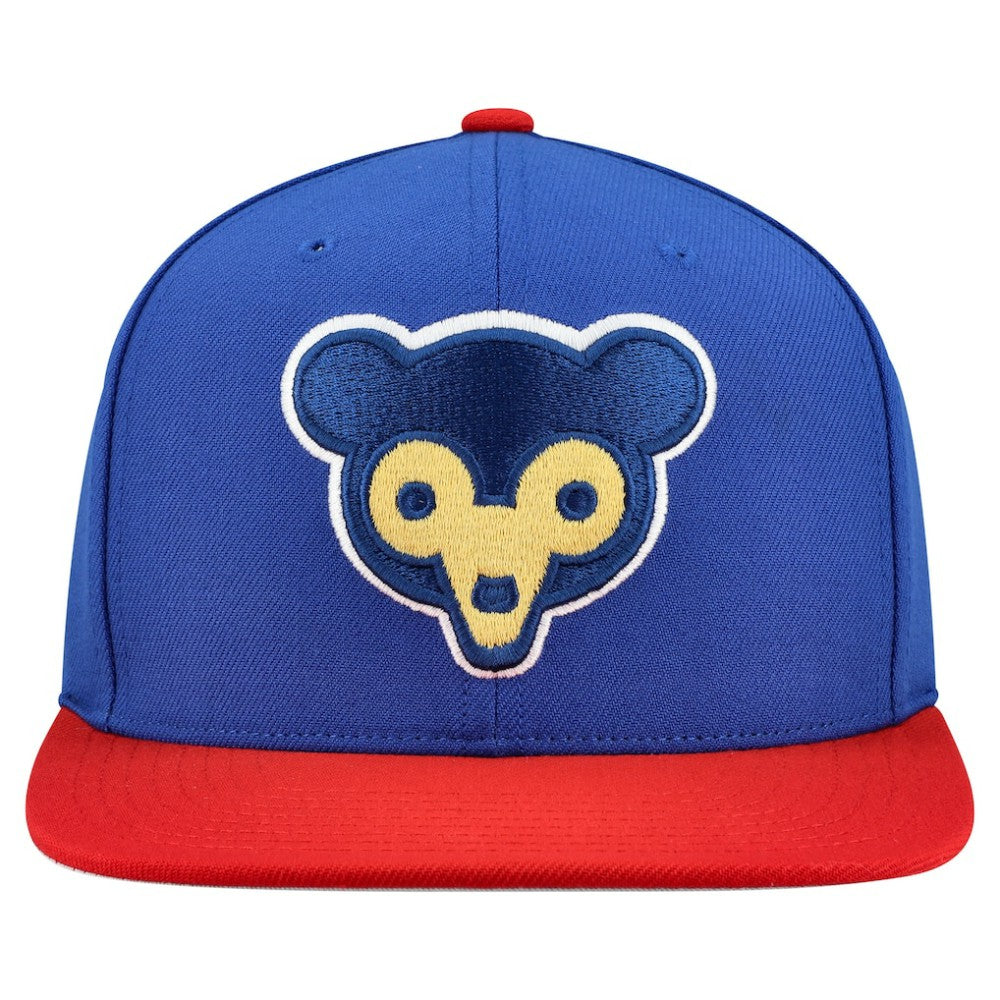 Chicago Cubs Mitchell & Ness Cooperstown Collection Basic Flip Snapback Hat - MLB Hats
