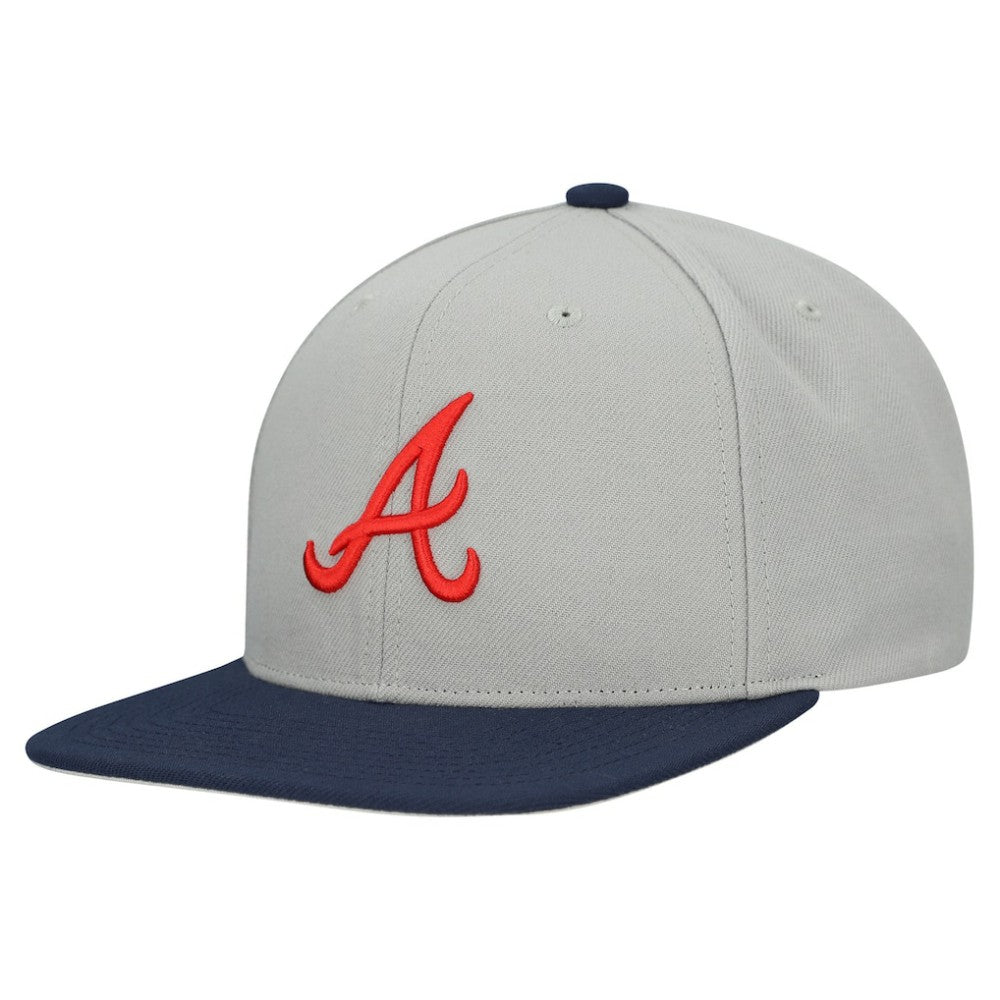 Atlanta Braves Mitchell & Ness Basic Flip Snapback Hat - MLB Hats