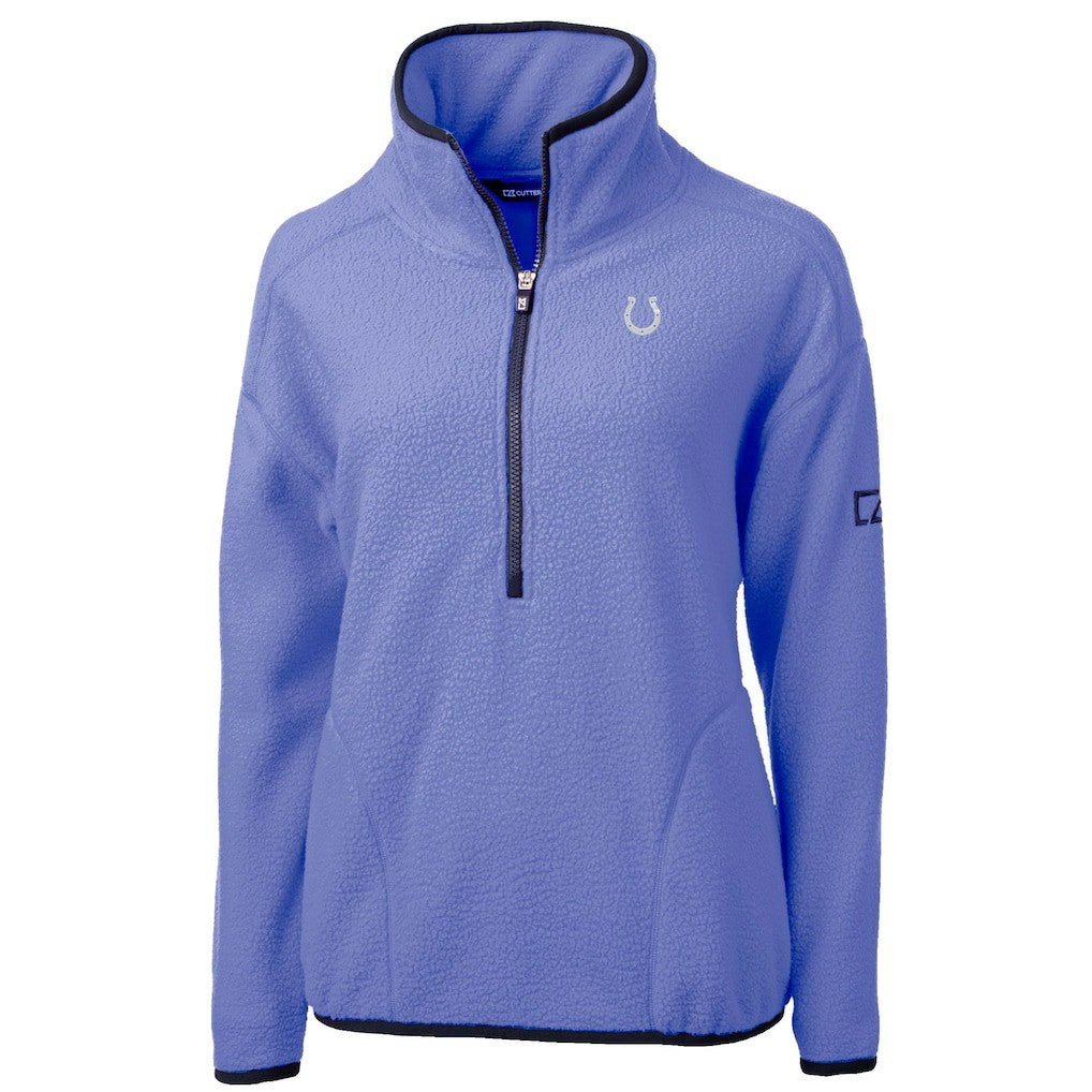 Indianapolis Colts Cutter & Buck Women's Cascade Eco Fleece Half-Zip Jacket | NFL US