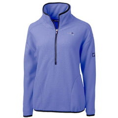 New England Patriots Cutter & Buck Women's Cascade Eco Fleece Half-Zip Jacket | NFL Sale