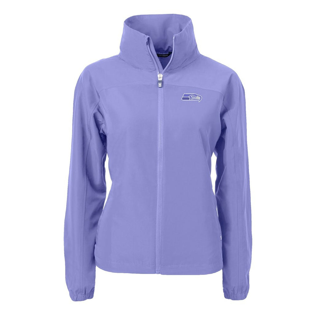 Seattle Seahawks Cutter & Buck Women's Charter Eco Recycled Full-Zip Jacket | NFL US