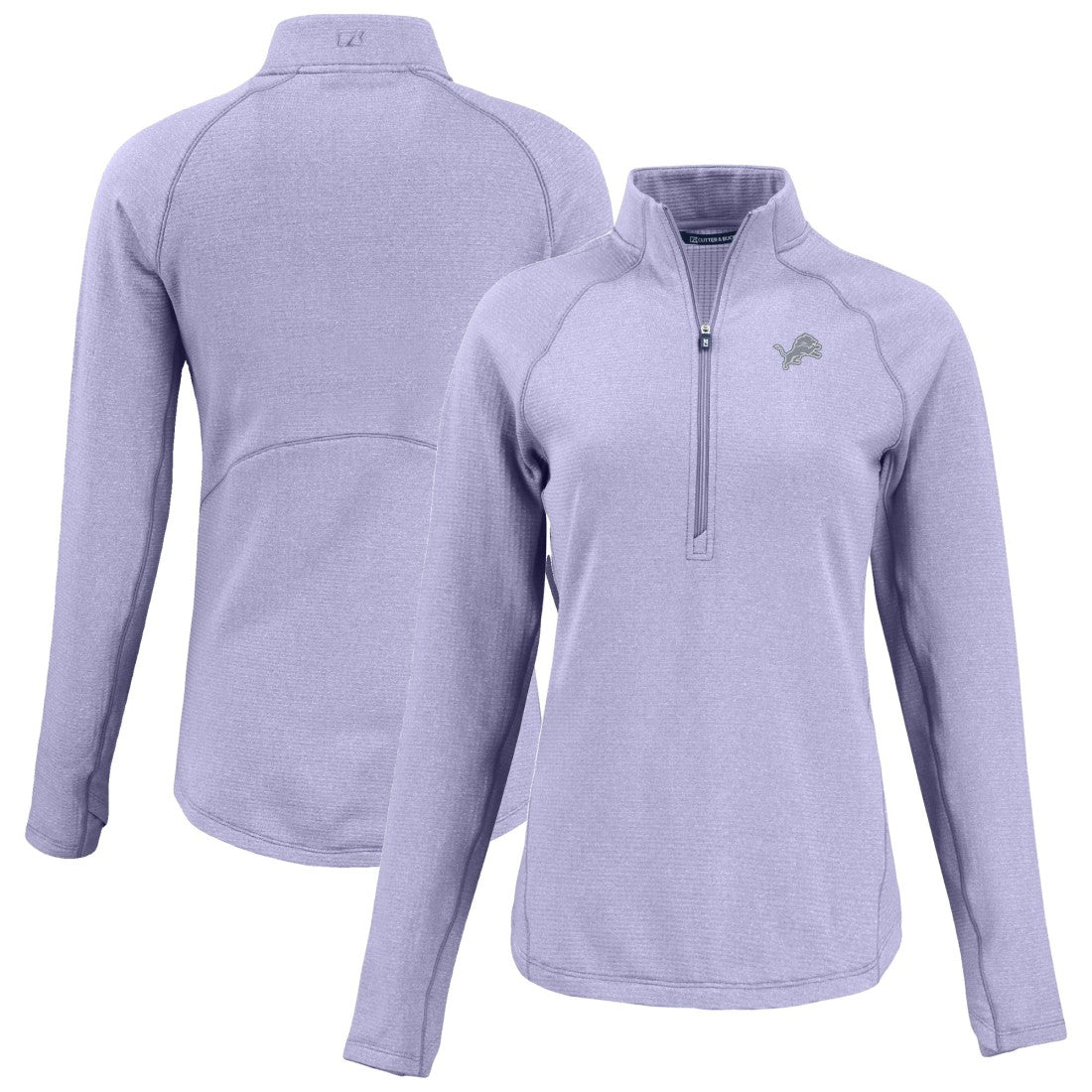 Detroit Lions Cutter & Buck Women's Peshastin Eco Fleece Recycled Half-Zip Top | NFL US