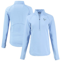 Houston Texans Cutter & Buck Women's Peshastin Eco Fleece Recycled Half-Zip Top | NFL On sale
