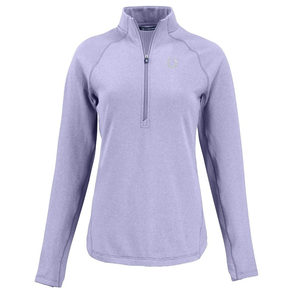 Indianapolis Colts Cutter & Buck Women's Peshastin Eco Fleece Recycled Half-Zip Top | NFL Outlet