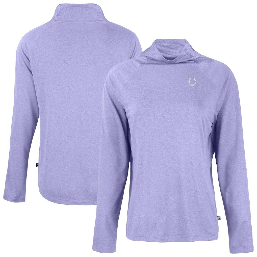Indianapolis Colts Cutter & Buck Women's Coastline Epic Comfort Eco Recycled Funnel Neck Top | NFL New