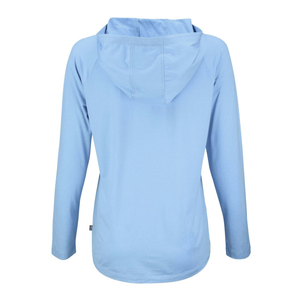 Denver Broncos Cutter & Buck Women's Coastline Epic Comfort Eco Recycled Long Sleeve Hoodie T-Shirt | NFL Discount
