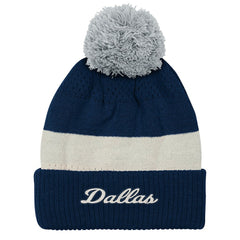 Dallas Cowboys Outerstuff Youth Modern Fan Cuffed Knit Hat with Pom | NFL Outlet