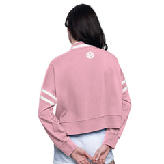 Pittsburgh Steelers Starter Women's Power Play Cropped Pullover Sweatshirt | NFL Online