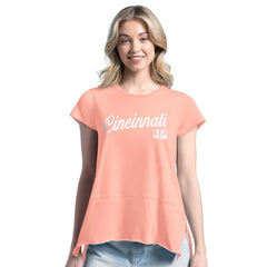 Cincinnati Bengals Margaritaville Women's Gametime Is Paradise T-Shirt | NFL Hot