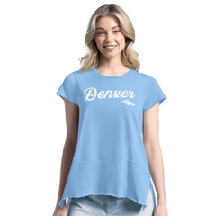 Denver Broncos Margaritaville Women's Gametime Is Paradise T-Shirt | NFL New