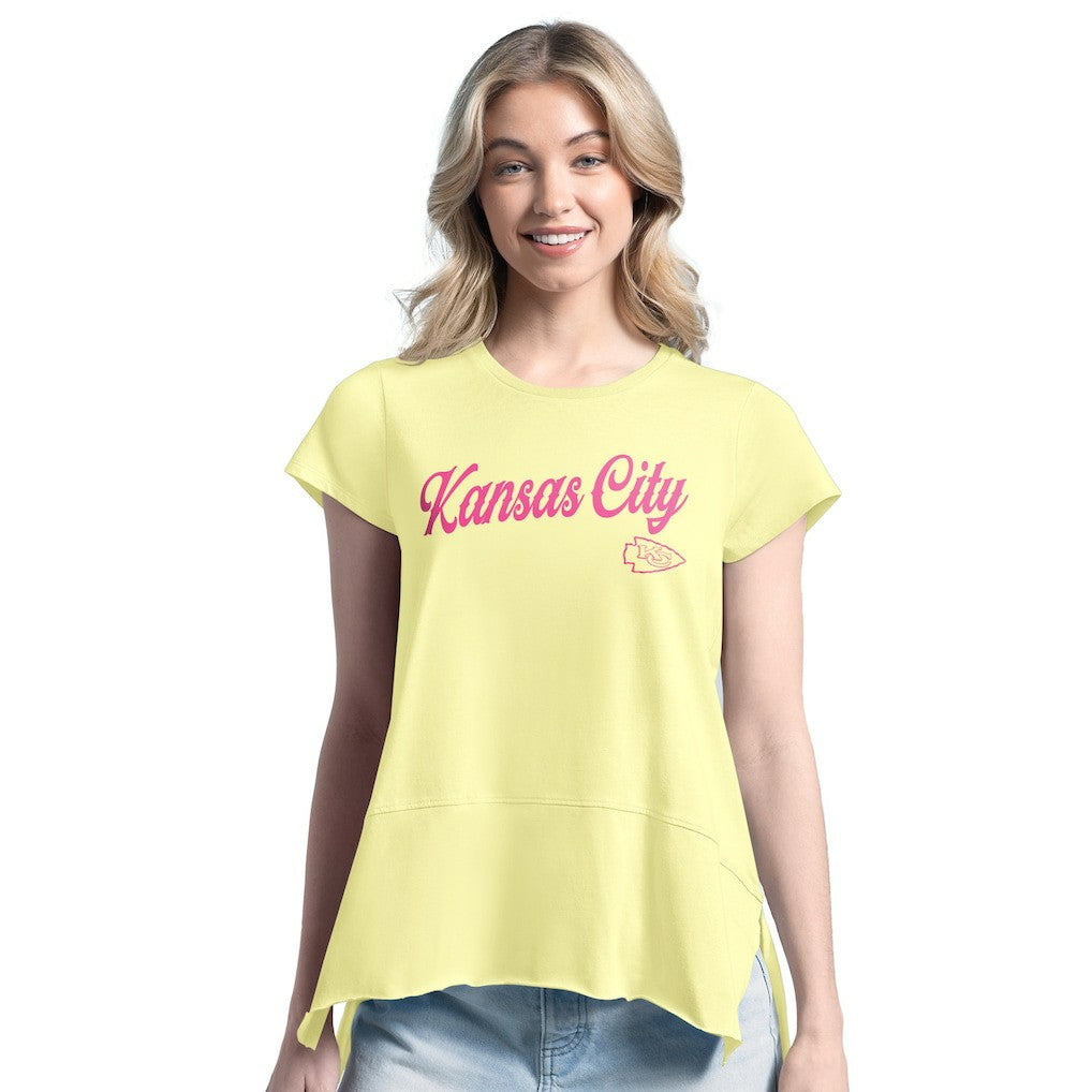 Kansas City Chiefs Margaritaville Women's Gametime Is Paradise T-Shirt | NFL Hot