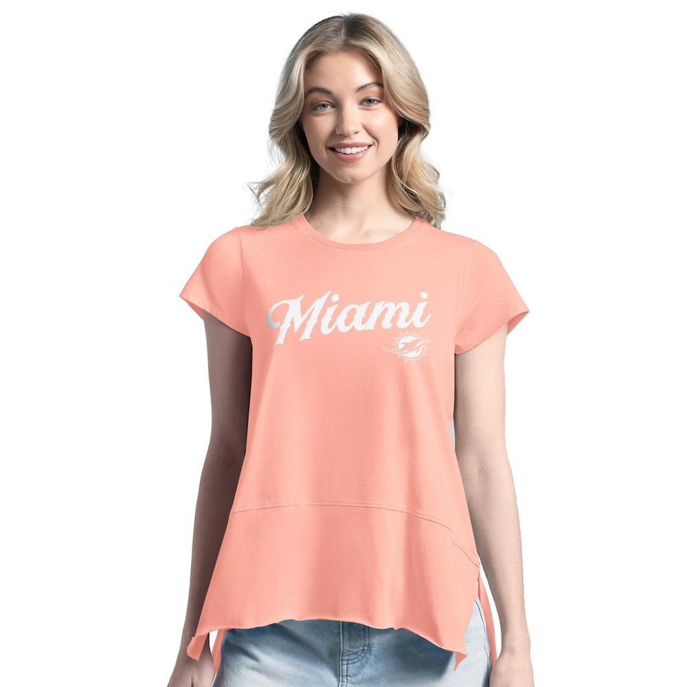 Miami Dolphins Margaritaville Women's Gametime Is Paradise T-Shirt | NFL New