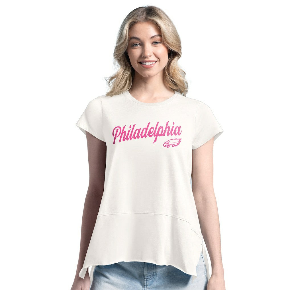 Philadelphia Eagles Margaritaville Women's Gametime Is Paradise T-Shirt | NFL Discount