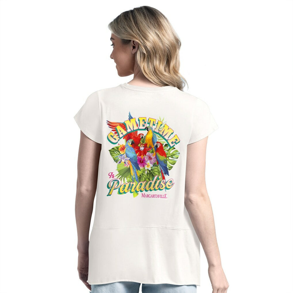 Philadelphia Eagles Margaritaville Women's Gametime Is Paradise T-Shirt | NFL Discount