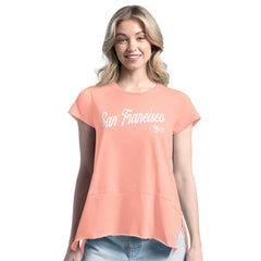 San Francisco 49ers Margaritaville Women's Gametime Is Paradise T-Shirt | NFL Discount