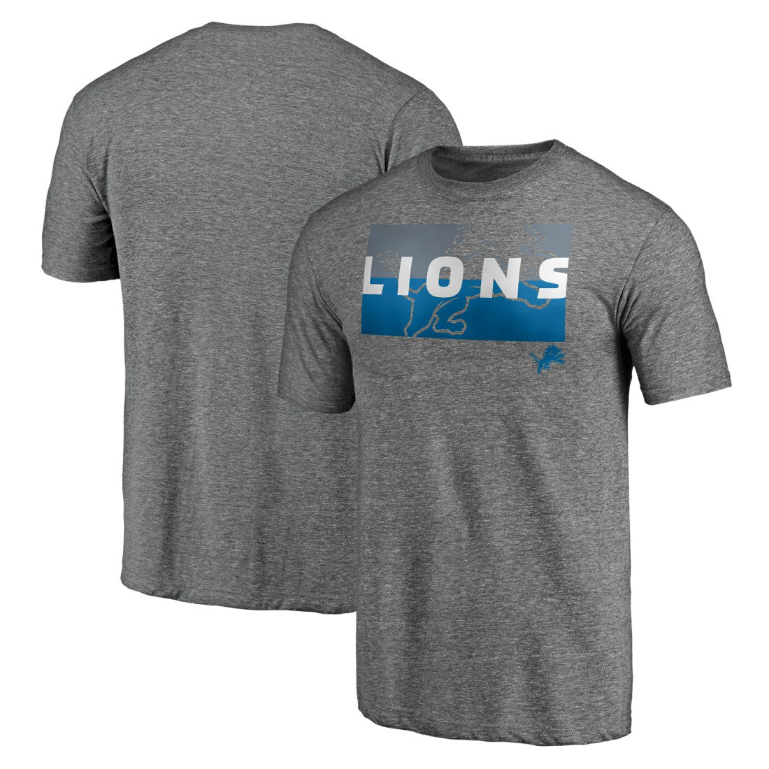 Detroit Lions Square Off Tri-Blend T-Shirt | NFL Outlet