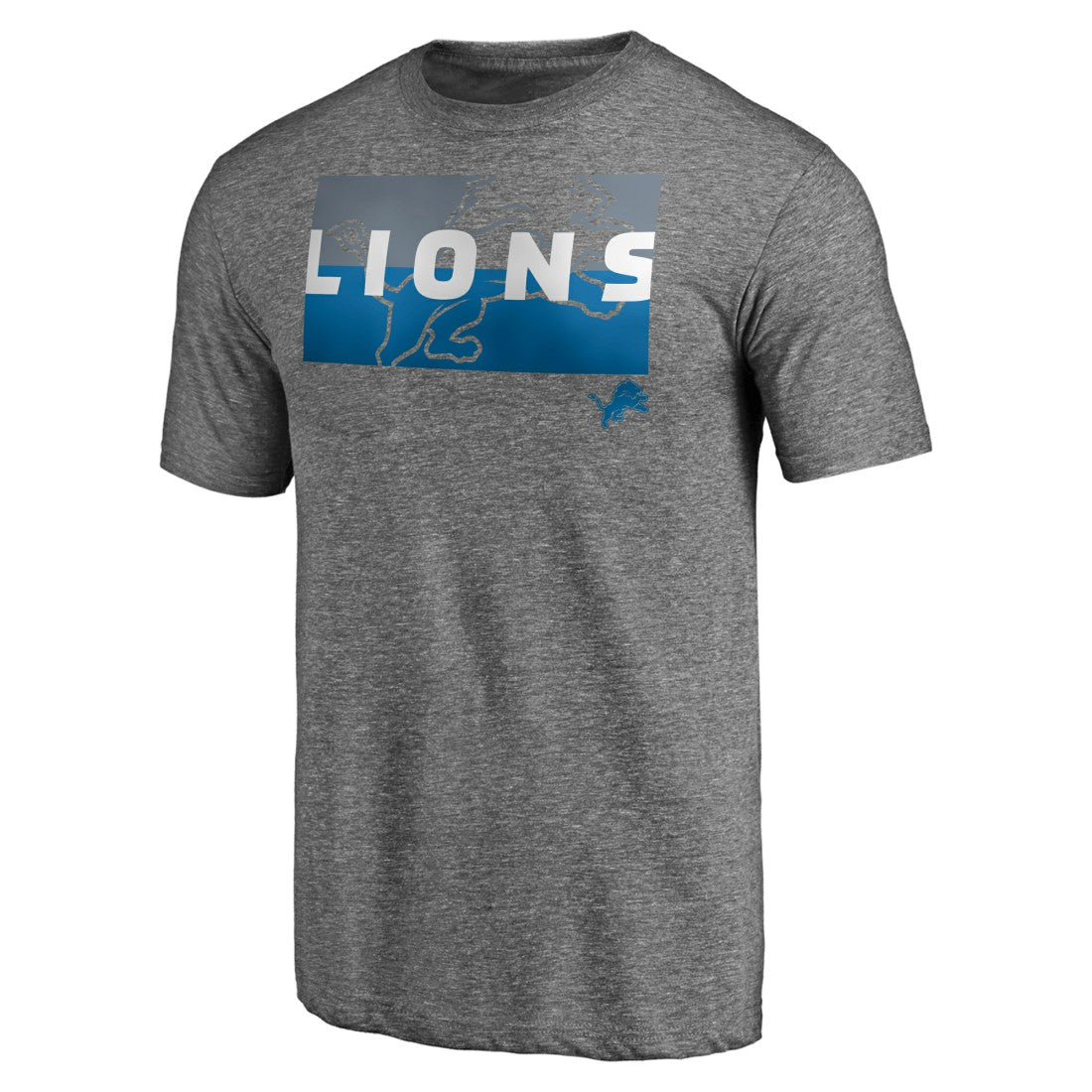 Detroit Lions Square Off Tri-Blend T-Shirt | NFL Outlet