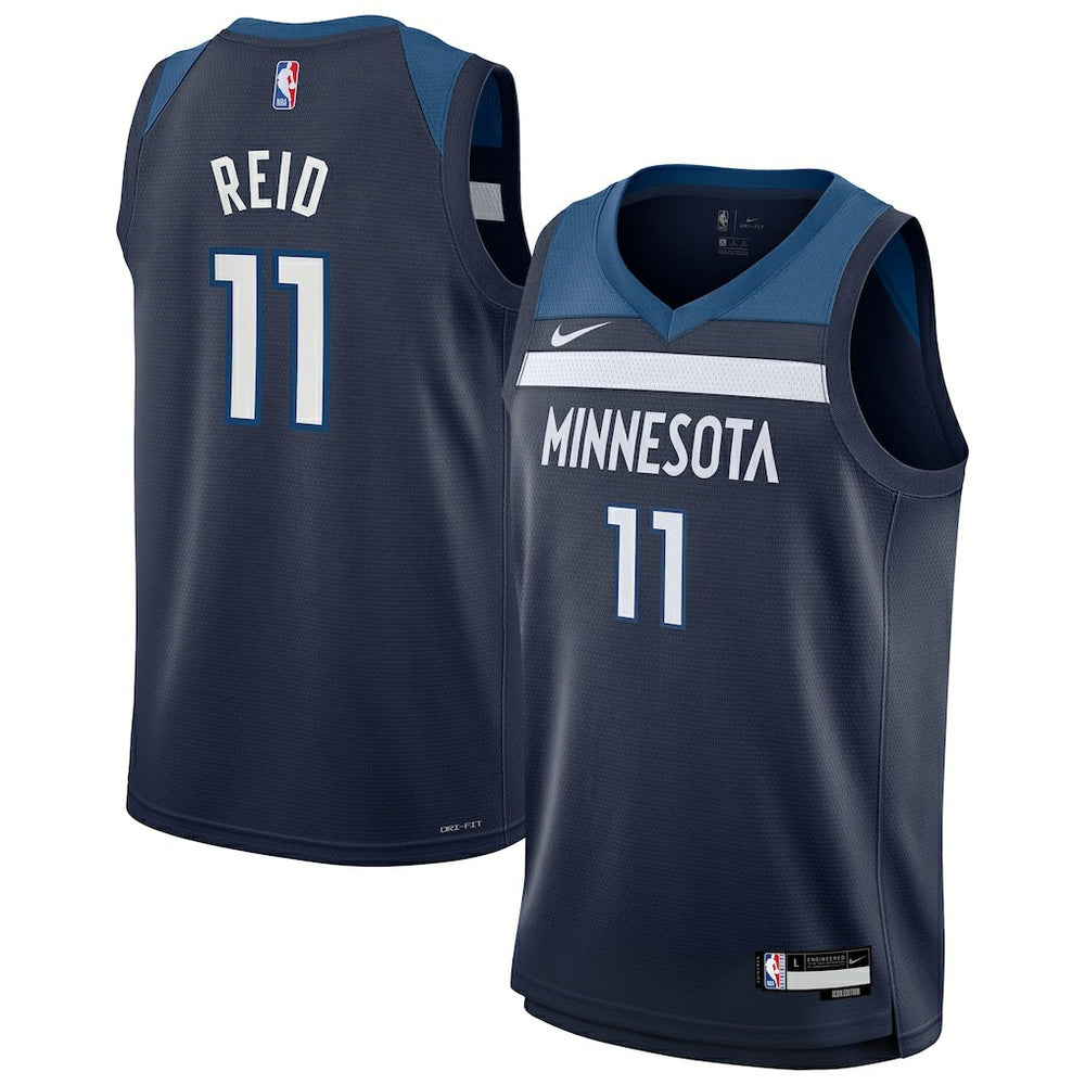 Navy Naz Reid Minnesota Timberwolves Youth Swingman Jersey | NBA