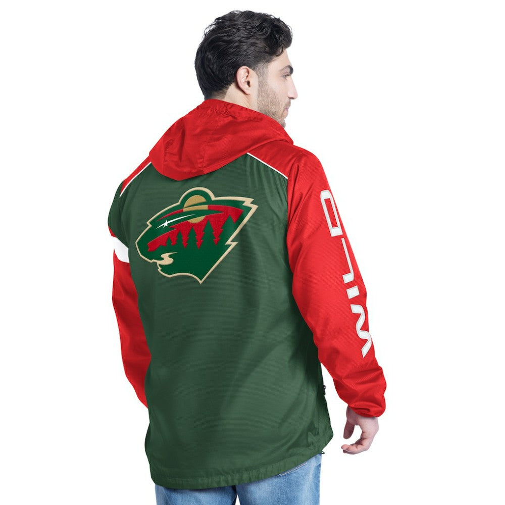 Minnesota Wild G-III Sports by Carl Banks Lateral Half-Zip Hoodie Jacket -  NHL Hoodies