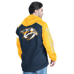 Nashville Predators G-III Sports by Carl Banks Lateral Half-Zip Hoodie Jacket -  NHL Hoodies