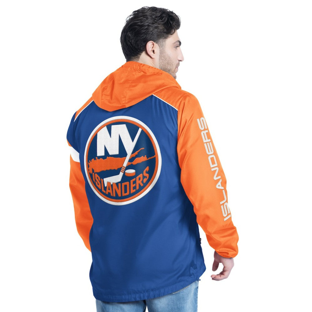 New York Islanders G-III Sports by Carl Banks Lateral Half-Zip Hoodie Jacket -  NHL Hoodies