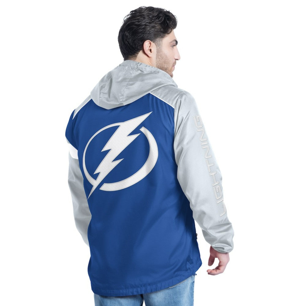 Tampa Bay Lightning G-III Sports by Carl Banks Lateral Half-Zip Hoodie Jacket -  NHL Hoodies