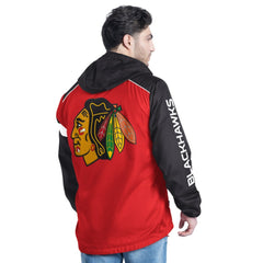 Chicago Blackhawks G-III Sports by Carl Banks Lateral Half-Zip Hoodie Jacket -  NHL Hoodies