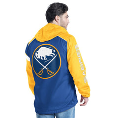Buffalo Sabres G-III Sports by Carl Banks Lateral Half-Zip Hoodie Jacket -  NHL Hoodies