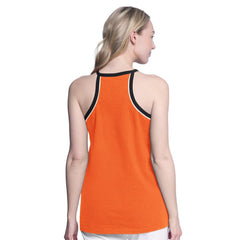 Philadelphia Flyers G-III 4Her by Carl Banks Women's Curveball Racerback Scoop Neck Slub Tank Top -  NHL Tank Top
